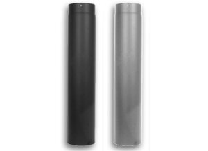 (image for) Flue pipe T600 Ø150mm/1m black/ grey