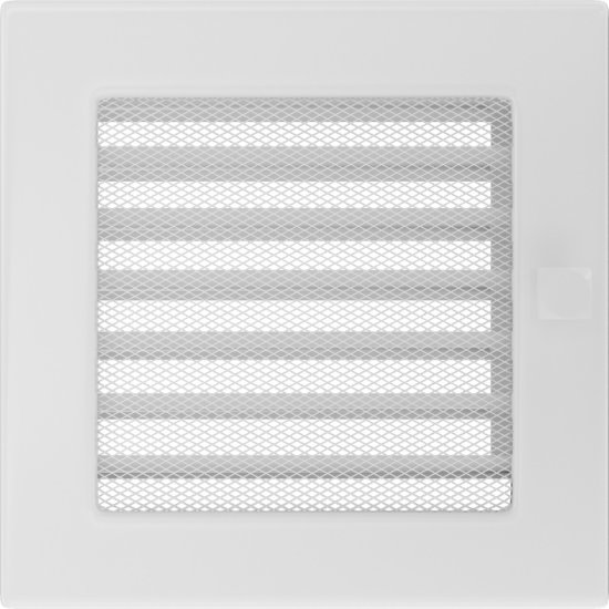 Blind grid white 17x17cm