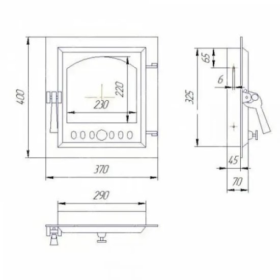 (image for) Fireguard door 410 righthanded - Click Image to Close