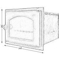 (image for) 447 Baking oven with glass door