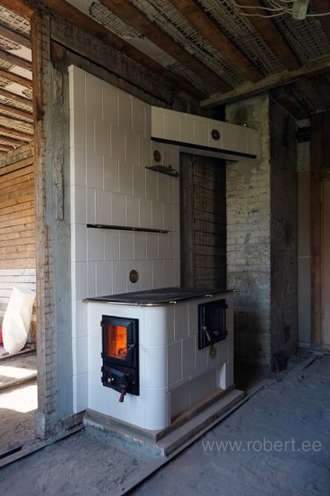(image for) Hearth glassdoor with grate and ash-box wooden handles - Click Image to Close