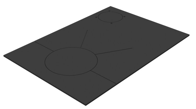 (image for) Alfa 70 cooktop right