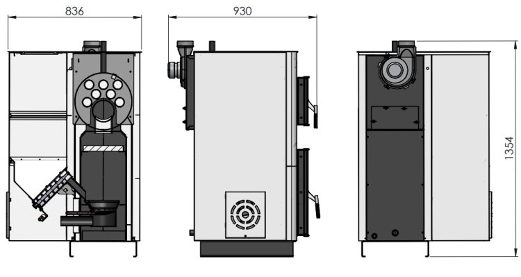 Modal Additional Images for Pellet/wood comboboiler Combo25