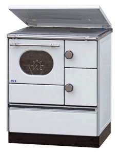 (image for) Central heating cooker Alfa 70 white left 12,5kW