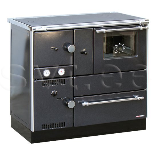 (image for) Centralheating cooker Alfa Term 27 black righthanded 27kW - Click Image to Close