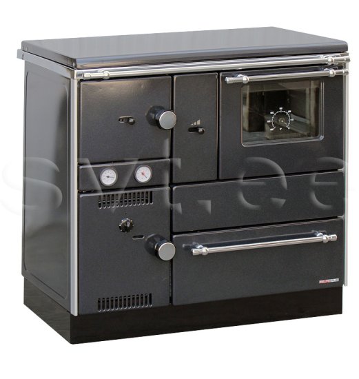 (image for) Centralheating cooker Alfa Term 27 black righthanded 27kW