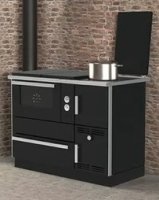 (image for) Centralheating cooker Alfa Term 35 black lefthanded 32kW