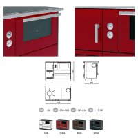 (image for) Centralheating cooker Alfa Term 35 redrighthanded 32kW