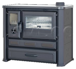 (image for) Cooker Alma black righthanded 8kW