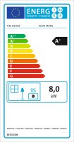 (pilt) Puupliit Alma oranz paremakäeline 8kW