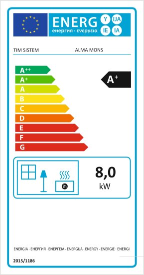 Lisapildid Puupliit Alma oranz paremakäeline 8kW kohta