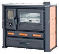 (image for) Cooker Alma orange righthanded 8kW