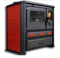 (image for) Cooker Alma red lefthanded 8kW