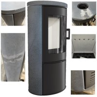 Vahingoittunut! Takka Andorra varaava harmaa 8kW (kuva) Vahingoittunut! Takka Andorra varaava harmaa 8kW