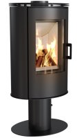(image for) Fireplace Andorra black on a leg 8kW