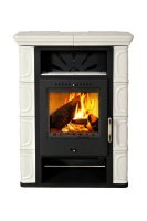 (image for) Fireplace Borgholm TOP ceramic ivory 7kW