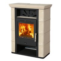 (image for) Fireplace Borgholm TOP ceramic cappuccino 7kW