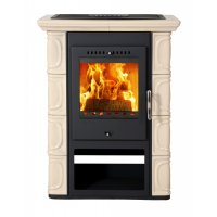 (image for) Fireplace Borgholm ceramic cappuccino 7kW