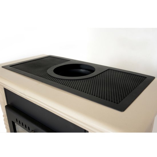 Kamin Borgholm keraamik cappuccino 7kW