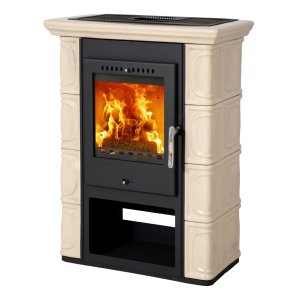 (image for) Fireplace Borgholm ceramic cappuccino 7kW