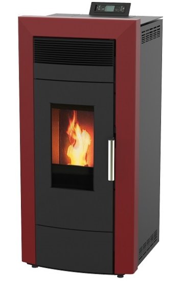 (image for) Centralheating pellet stove Commo red 21kW