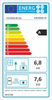 (pilt) Veesärgiga kamin Diplomat roostevaba/must 14kW