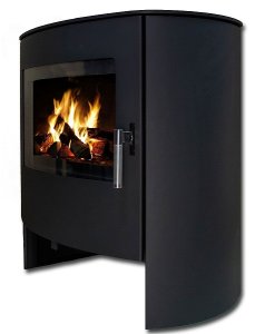 (image for) Fireplace Ellipsa black 8kW
