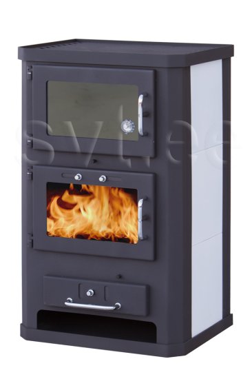 (image for) Baking-stove Komfort black/white 10kW