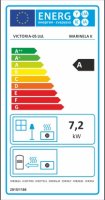 (pilt) Kamin Marinela keraamikaga elevandiluu 7kW