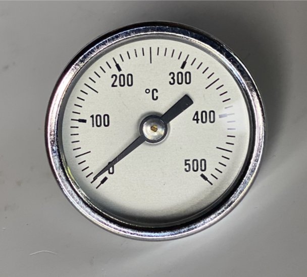 (pilt) Läbi klaasi paigaldatav termomeeter 0...+500C
