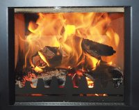(image for) Woodburning cooker North Eco with ceramic cooktop left 9kW