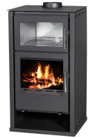 Baking-stove Regina black 8,7kW (image for) Baking-stove Regina black 8,7kW