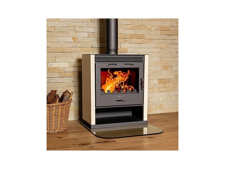 (image for) Centralheating fireplace Rubin beige 13kW - Click Image to Close