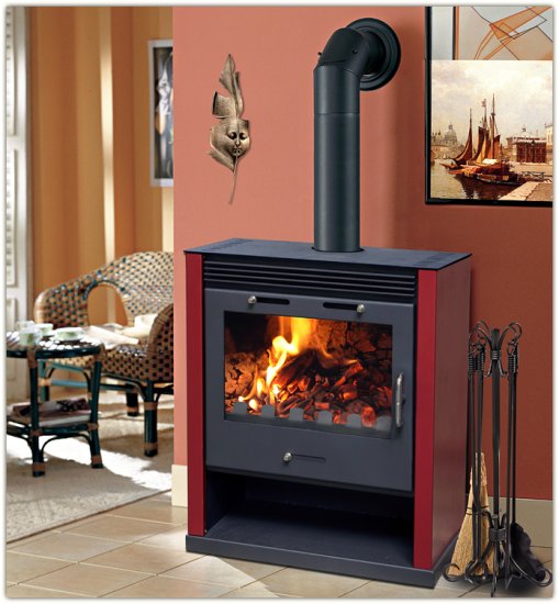 (image for) Centralheating fireplace Rubin red 13kW - Click Image to Close