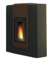 (image for) Centralheating pellet stove Xila Idro bronze 18kW