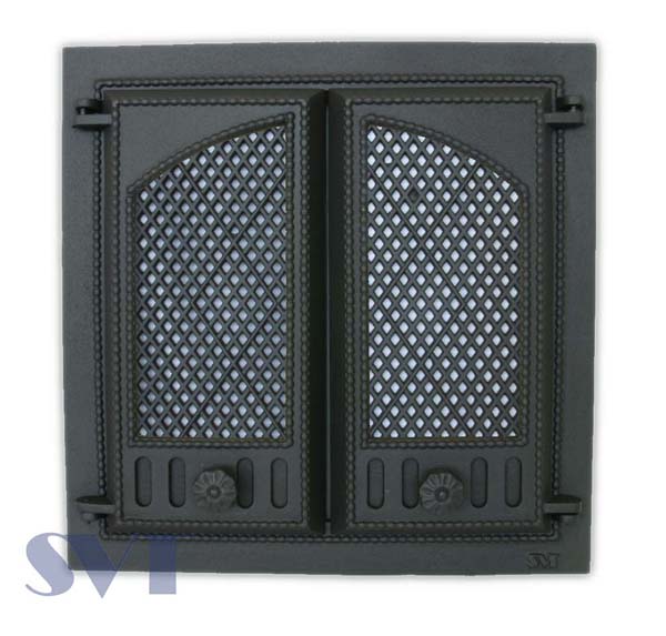 (image for) Fireplace door 404 with net